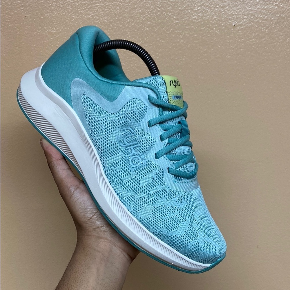 Ryka Frenzy Women's Walking Athletic Sneakers “Seafoam Green Volt” - Picture 8 of 17